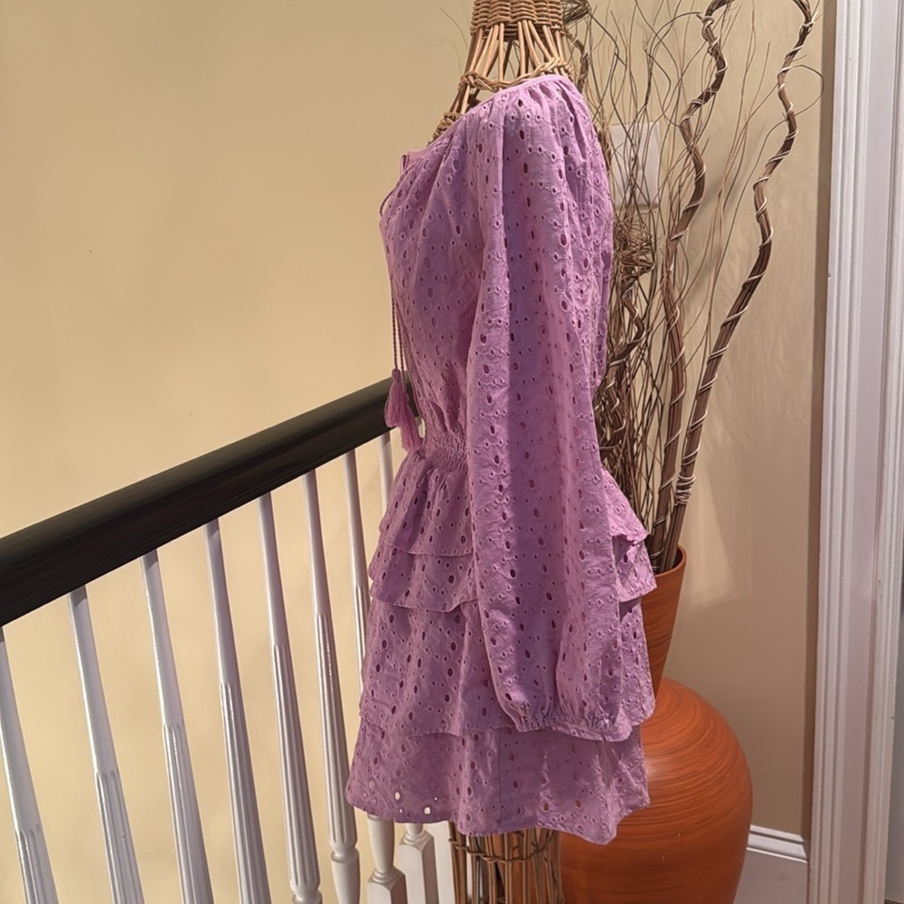 Cake for dinner purple eyelet dress - Picture 4 of 11